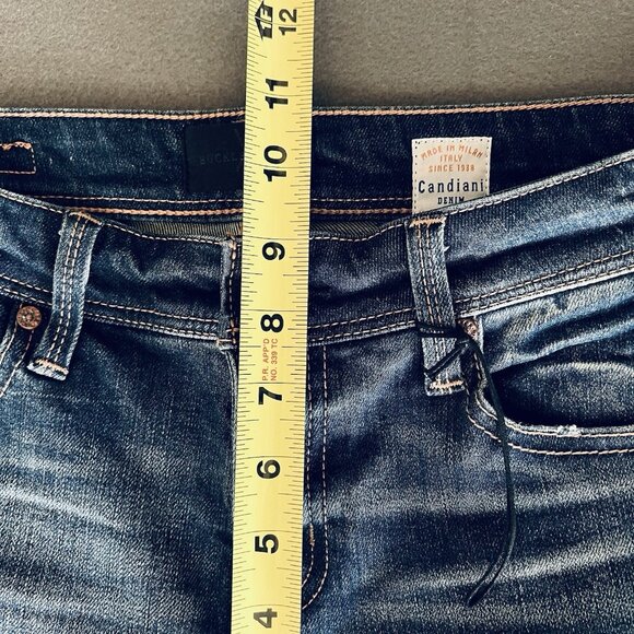 BUCKLE BLACK Women Made Italy Blue Skinny Candiani Denim Jean 25x32 Stretch NWOT - Picture 10 of 12